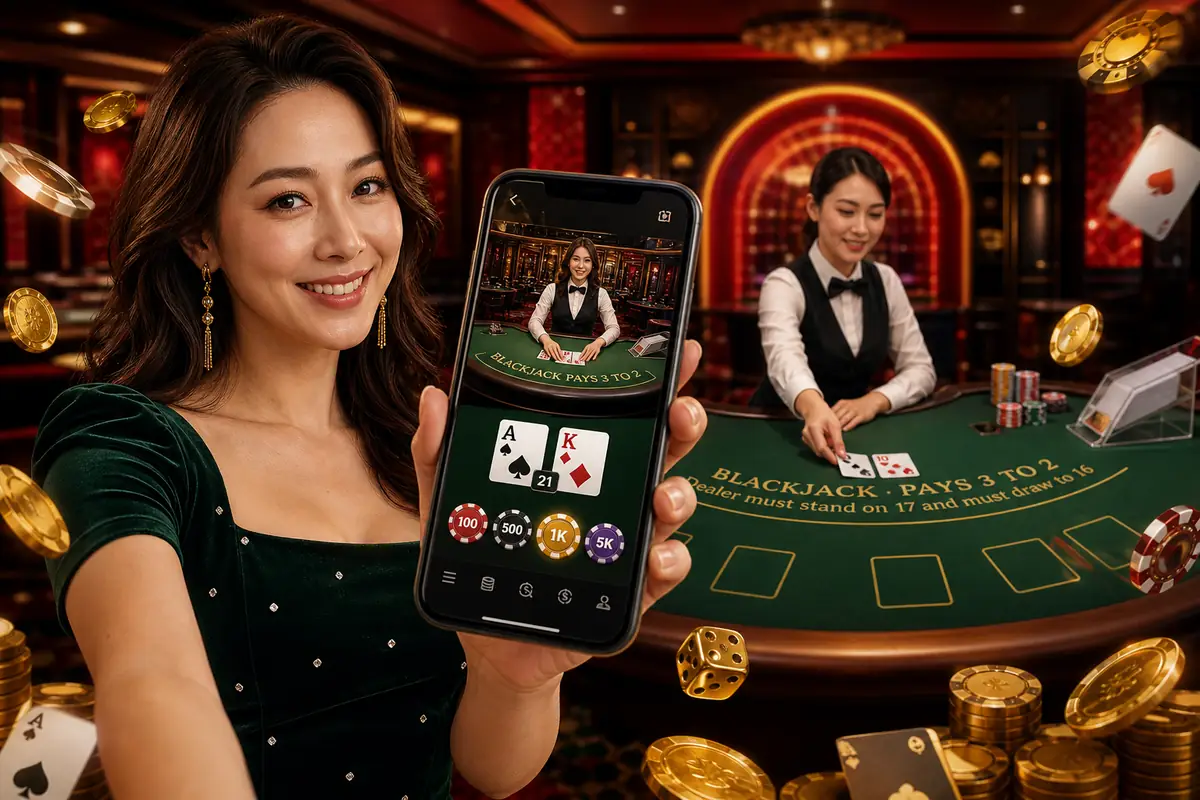 100cucu Casino antara muka permainan live